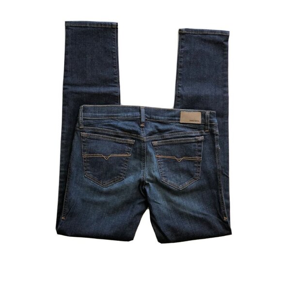 Diesel Women's Blue Denim Slim Skinny Low Waist Jeans  W27 L32 - Picture 2 of 12